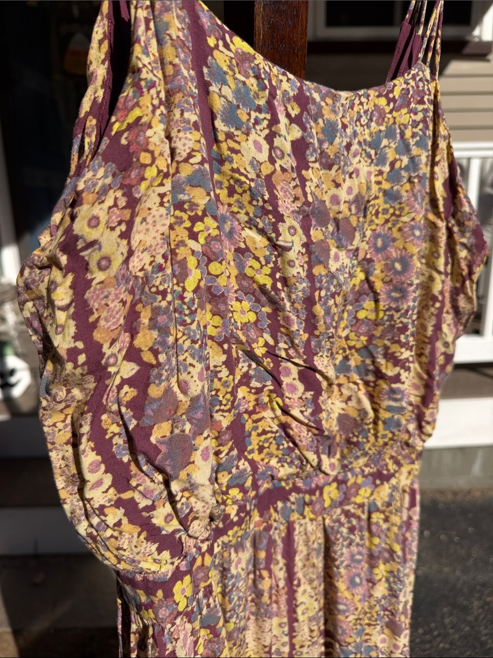 Vintage Free People Valerie Floral Maxi Dress - Picture 4 of 7